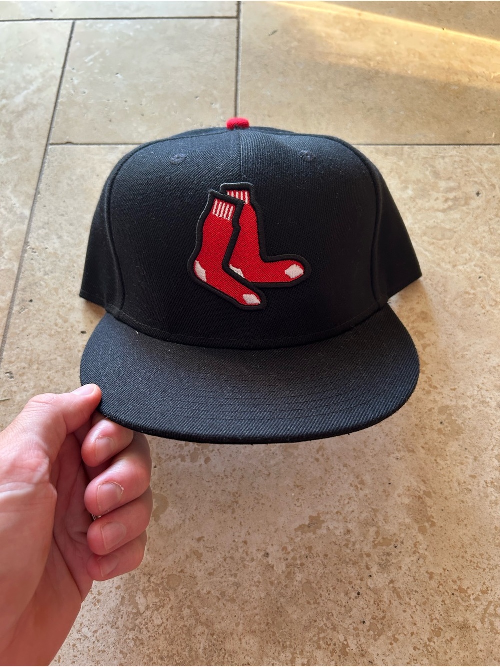 Men’s Boston Red Sox New Era 59FIFTY Authentic Collection hat size 7 1/2.